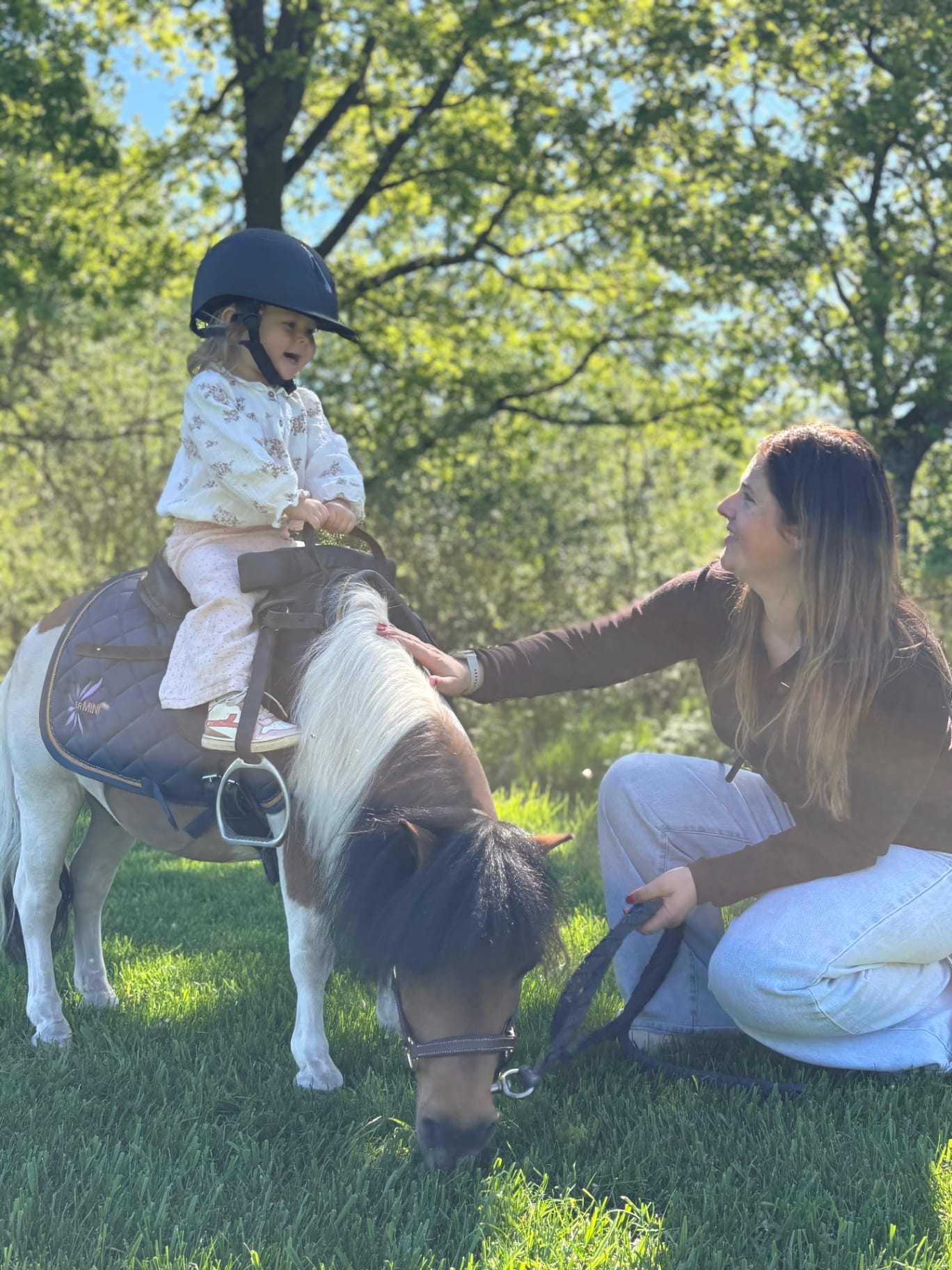 Young rider with pony — the early years that became Eyckenhoeve