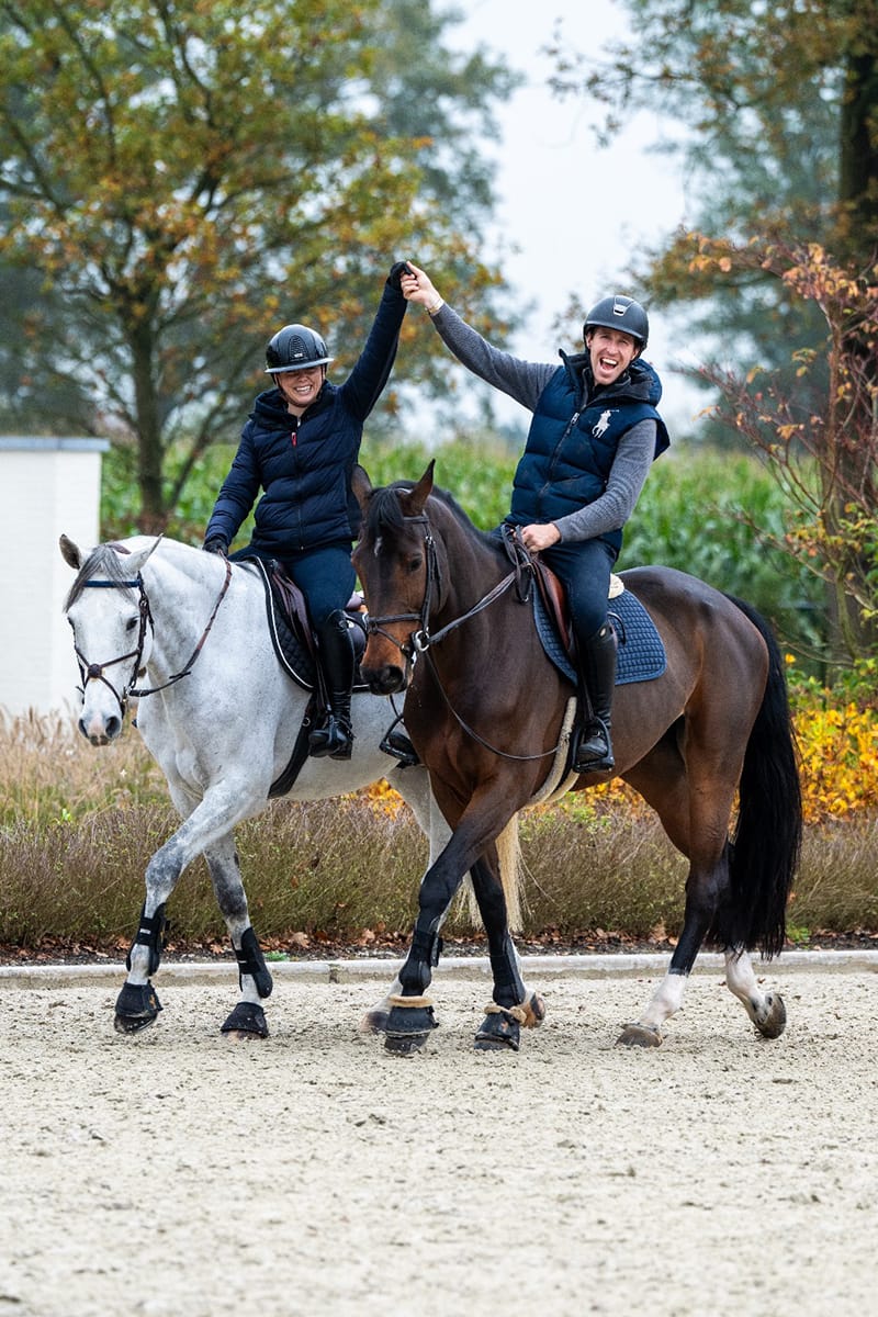 Riders enjoying training together