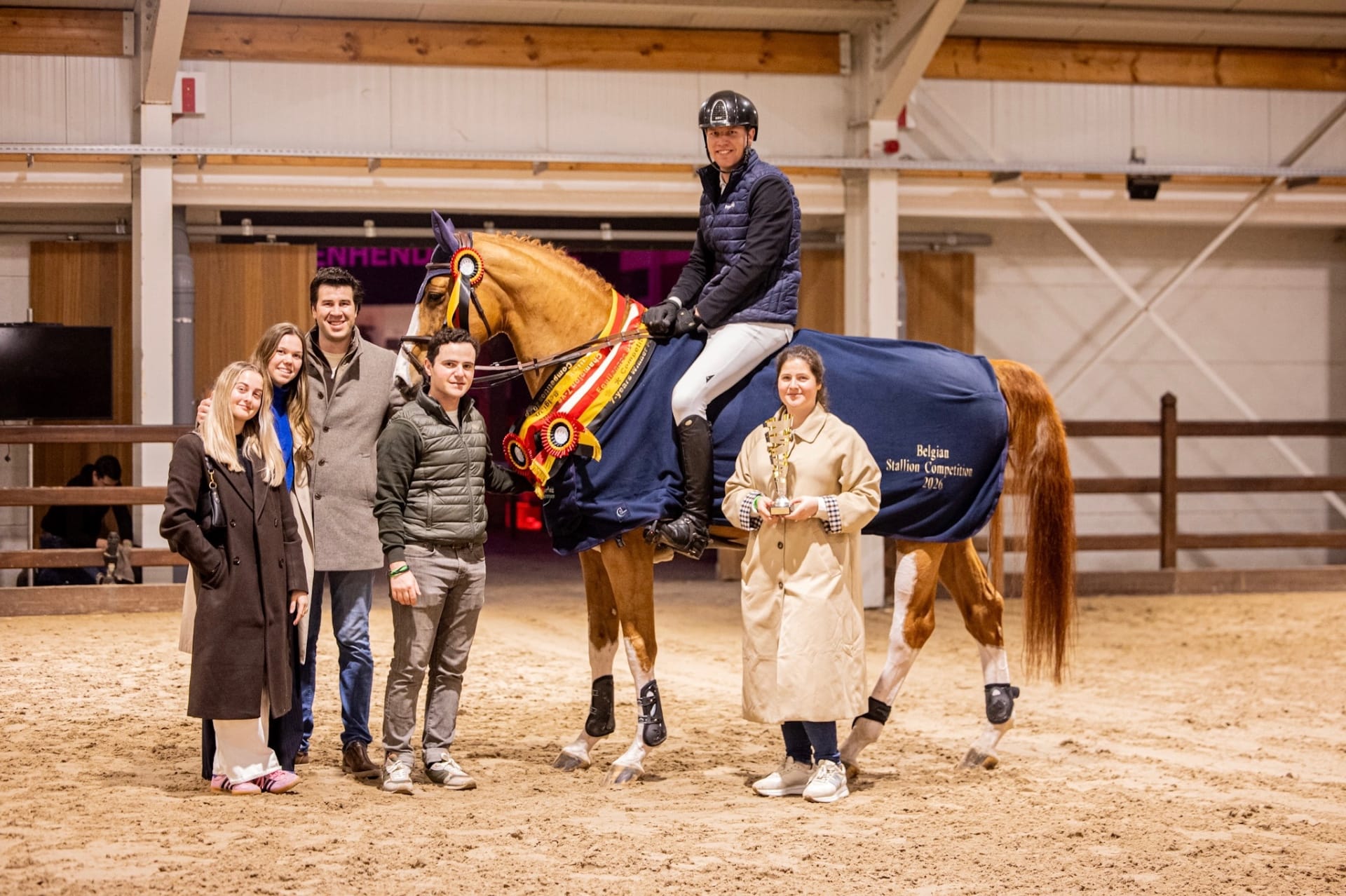 Eyckenhoeve team celebrating an international competition win